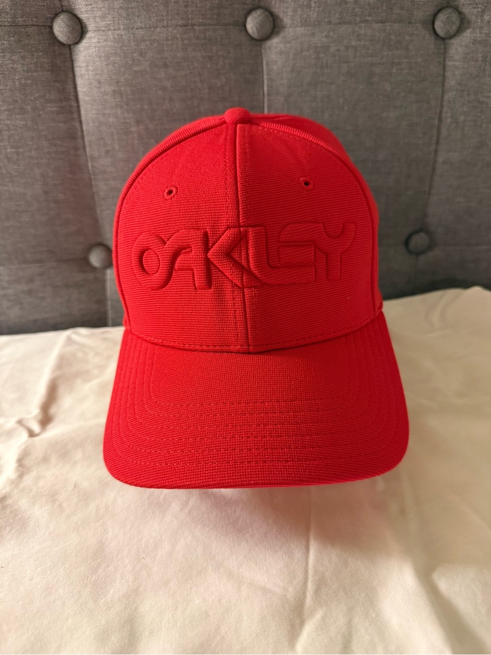 Oakley Bright Red Logo Baseball Cap